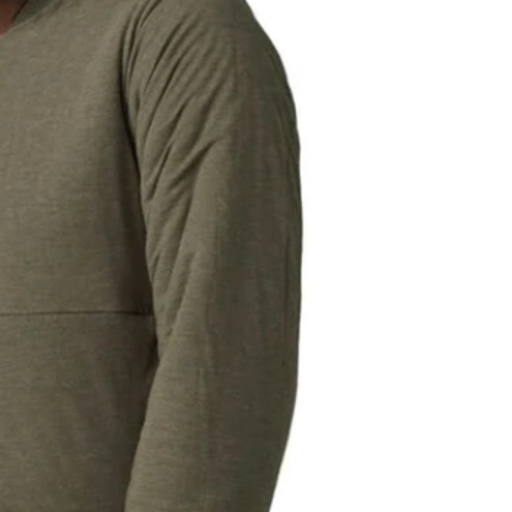 NWT Prana Polar Escape Reversable Sherpa Sweatshirt Kale Wildflower Olive Large - Picture 6 of 9
